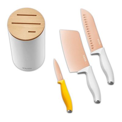 Набор ножей Xiaomi Solista Solo Titanium-Plated Rose Gold Cutter