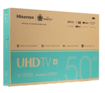 Телевизор 50" Hisense 50A7500F 4K Smart