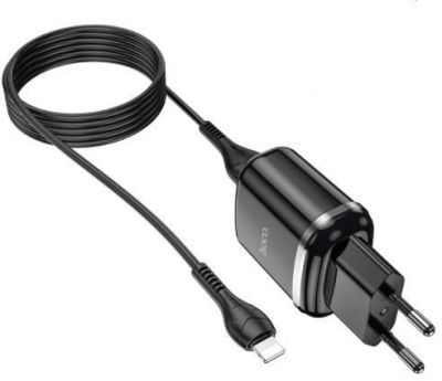 Сетевое зарядное устройство HOCO N4 Aspriring dual port charger black