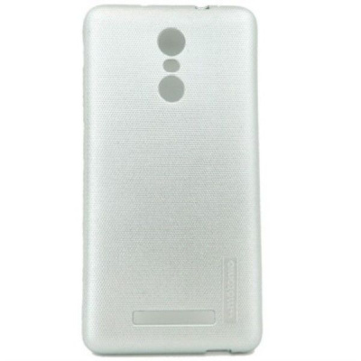 Накладка XiaoMi Redmi Note 3 силиконовая Motomo серебряная