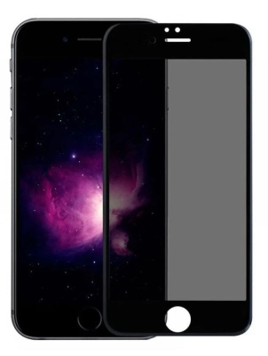 Стекло iPhone 7 Erstel black 3D 