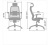 Офисное кресло Метта Samurai S-3.04 Сетка черная