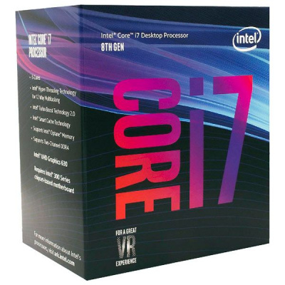Процессор Intel LGA1151-v2 Core i7-8700 3,2/4.6 GHz 12Mb BX80684I78700