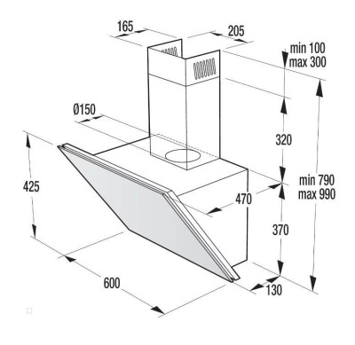 Вытяжка GORENJE WHI 643ORAW