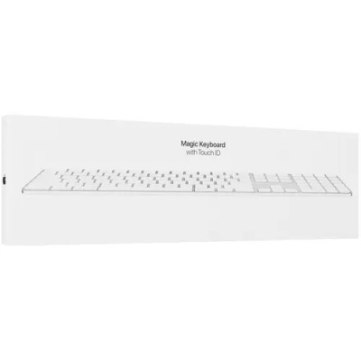 Беспроводная клавиатура Apple Magic Keyboard with Touch ID and Num - Russian MK2C3