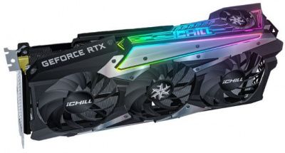 Видеокарта GeForce RTX 3070 Ti LHR Inno3D 8GB iCHILL X4 <C307T4-086XX-1820VA35>