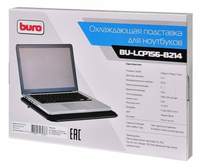 Подставка для ноутбука BURO BU-LCP156-B214 15.6" (363706)