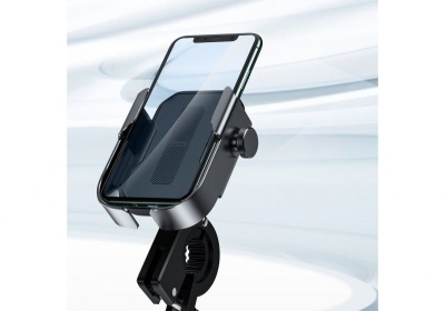 Держатель Baseus Armor д/велосипеда/мотоцикла  4.7-6.5" Black для смартфона