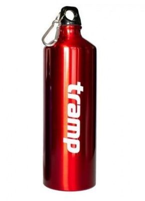 Бутылка алюминиевая в чехле Tramp TRC-032 Red, 1л