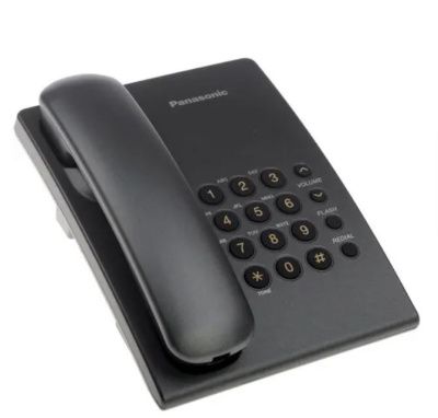 Телефон Panasonic KX TS2350RUT Темно серый
