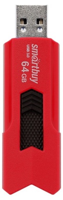 USB 3.0/3.1 Smartbuy 64GB STREAM Red (SB64GBST-R3)