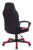 Игровое кресло Бюрократ Zombie VIKING 10 черный/красный иск.кожа крестовина пластик