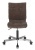 Офисное кресло Бюрократ CH-330M/LT-10 без подлокотников темно-коричневый крестовина металл