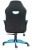 Игровое кресло Chairman Game 16, Экокожа (черный/голубой)