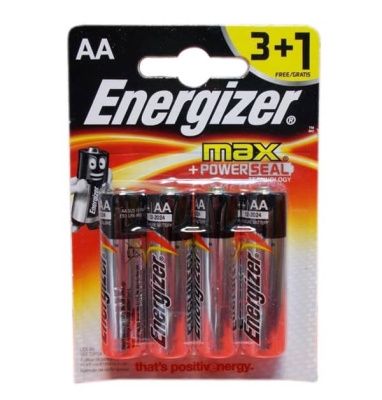 Батарейка ENERGIZER MAX AA 3+1