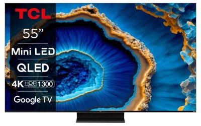 Телевизор 55" TCL 55C805 4K UHD Google TV SMART QD-Mini LED 144Hz VRR