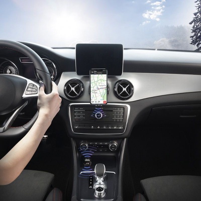 Автомобильное з/у Baseus Streamer F40 AUX Wireless MP3 Car Charger с FM-трансмиттером