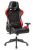 Игровое кресло Бюрократ Zombie VIKING 5 AERO Edition черный/красный  искусст кожа с подголовником