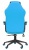 Игровое кресло Chairman Game 26 00-07053959, Ткань черная/экокожа голубая