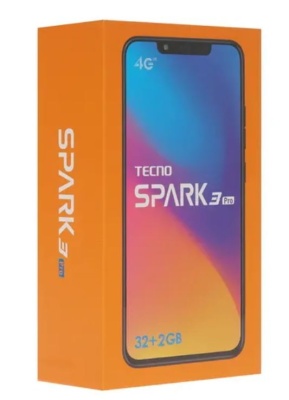 Смартфон TECNO Spark 3 Pro (KВ8) Nebula Black*