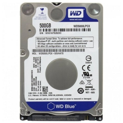 Жесткий диск 500GB WD Scorpio Blue WD5000LPCX