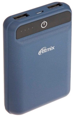 Внешний аккумулятор RITMIX RPB-10003L 10000 mAh Smoky blue