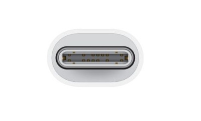 Адаптер-переходник USB Type-C - Lightning белый Apple (MUQX3)