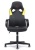 Игровое кресло Бюрократ Zombie RUNNER черный/желтый эко.кожа