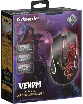 Мышь DEFENDER Venom GM-640L