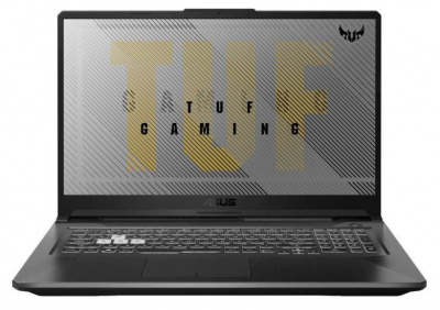 Ноутбук Asus TUF Gaming FX706IH-H7035 17.3/IPS/FHD/R5-4600H/8GB/SSD512Gb/noODD/GTX1650 4GB/WiFi/BT/DOS/gray (90NR03Y1-M01510)