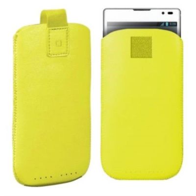 Чехол-карман универсальный на липучке SBS M желтый