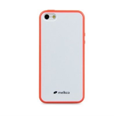 Накладка iPhone 5-5S Melkco Combined Red/white