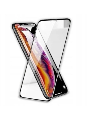 Стекло iPhone XR/11 6D Черная рамка
