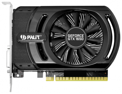 Видеокарта GeForce GTX 1650 4GB GDDR5 PALIT (NE51650S06G1-1170F)