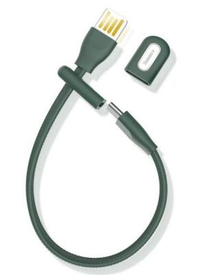 Кабель-браслет Baseus USB For Type-C Green <0.22м/5A> 