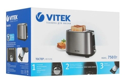 Тостер VITEK VT 7170 купить недорого в интернет-магазин UIMA