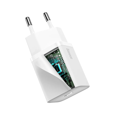 Сетевое зарядное устройство Baseus Super Si Quick Charger 1C 20W White
