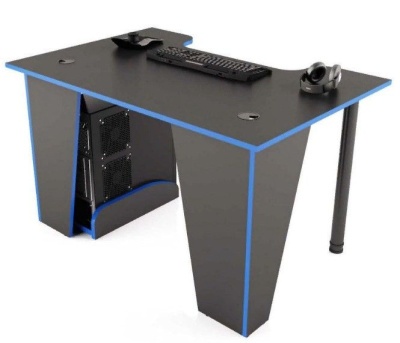 Игровой стол XGamer Basic XG14/BB (черный\синяя кромка)