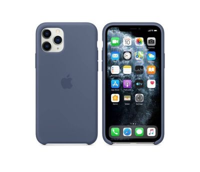 Чехол iPhone 11 Pro Max Silicone Case - Midnight Blue Темно-Синий