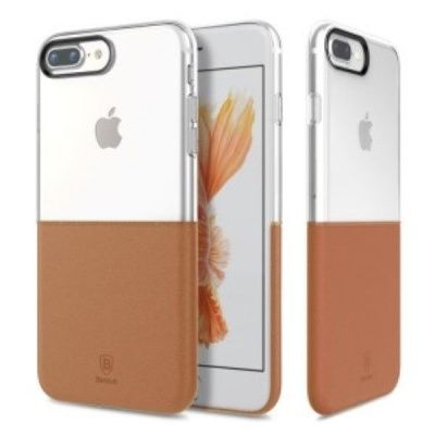 Накладка iPhone 7/8 Plus Baseus Half to Half Brown