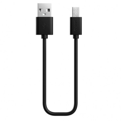 Кабель OLMIO LongPlug USB 2.0 - microUSB Черный <1м/1A>