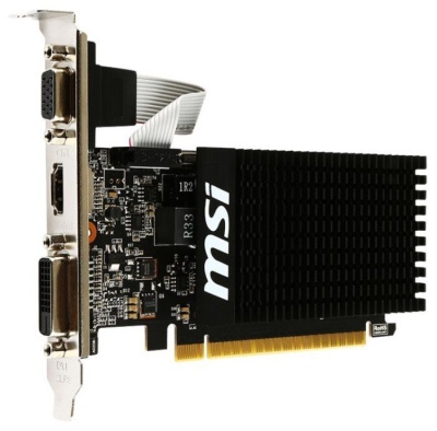 Видеокарта GeForce GT 710 1GB DDR3 MSI (GT710 1GD3H LP)