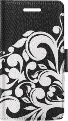 Чехол-книжка Gresso универсальный размер M 4,3-5,5" Барокко черный