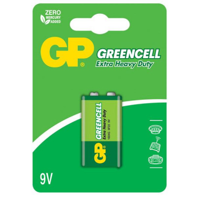 Батарейка GP Greencell Крона BL1