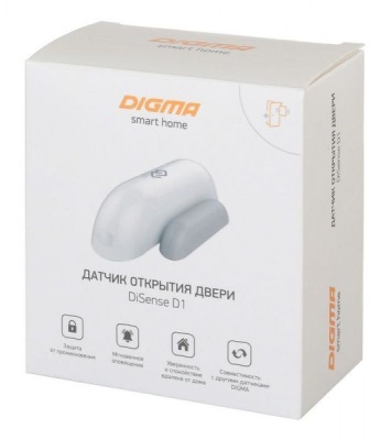 Датчик открытия двери/окна DIGMA DiSense D1 белый