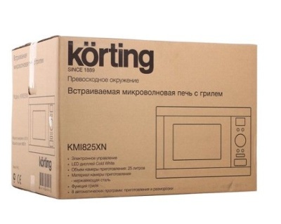 Микроволновая печь встраиваемая KORTING KMI 825 XN