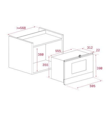 Микроволновая печь TEKA ML 8220 Bis Night River Black