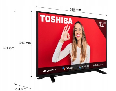 Телевизор 43" Toshiba 43LA2063DG FHD Android TV