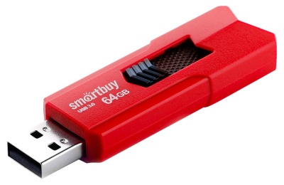 USB 3.0/3.1 Smartbuy 64GB STREAM Red (SB64GBST-R3)