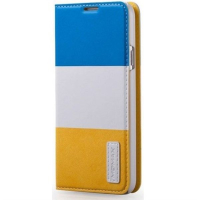 Чехол-книжка Samsung S5 G900f Momax Modern Note (Blue/Yellow)           